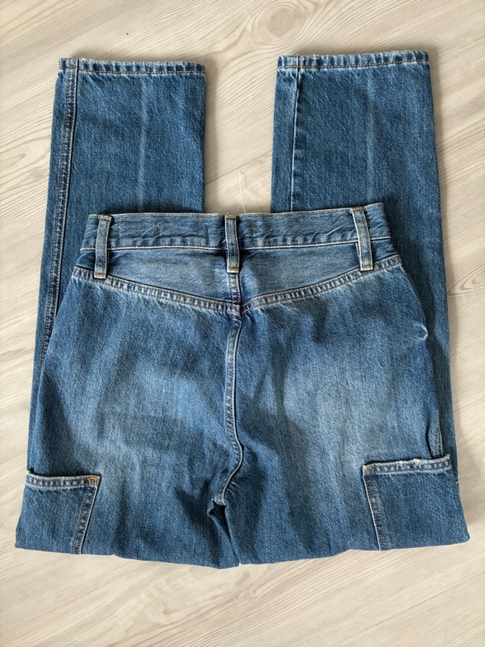 Frame Size 24 Denim Side Pocket Le Original Cargo Jean - Picture 7 of 10